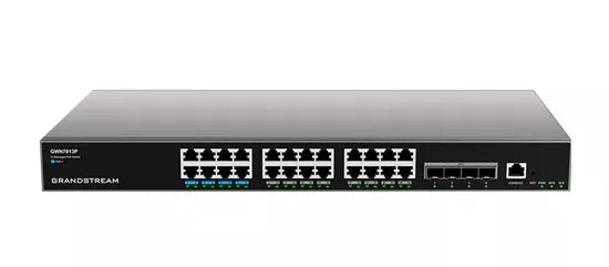Grandstream Enterprise 24-Port L3 Managed PoE++ Switch | GWN7813P