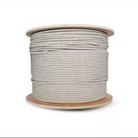 Essential CAT5e Indoor Ethernet Cable 500m Grey Solid Copper UTP Roll | CAT5-500-GEN-SC
