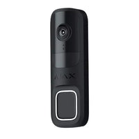 AJAX Security Outdoor Black 4MP WiFi Video Doorbell with PIR & AI | AJAX-DB-B-AJAX-DB-B