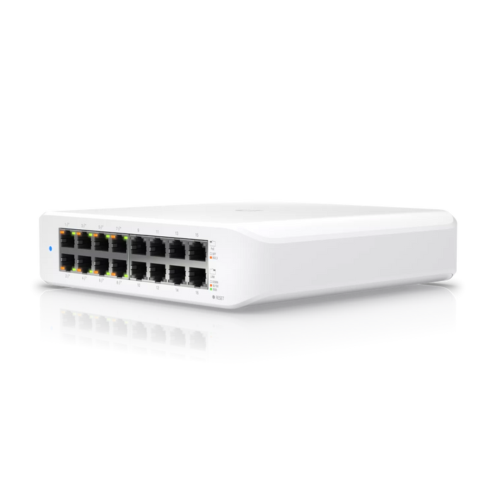 Ubiquiti UniFi Lite 16 Port Gigabit 8PoE 45W Switch | USW-Lite-16-POE-UB-USW-LITE-16-POE