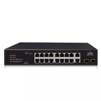 UNV - 16x Gigabit PoE Ethernet Port Switch, 2x Gigabit port, 2x SFP port-UN-NSW2010-18GT2GP-POE-IN
