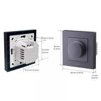 Aqara Dimmer Switch H2 EU 2 in 1 With Neutral & No Neutral (Gray) | AQ-CTRL-DIM-SW-WALL-G