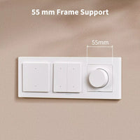 Aqara Dimmer Switch H2 EU 2 in 1 With Neutral & No Neutral (White)  | AQ-CTRL-DIM-SW-WALL-W