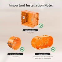 Aqara Light Switch H2 EU - 2 in 1 With Neutral & No Neutral (2 Buttons, 1 Channel) | AQ-CTRL-SW2-WALL