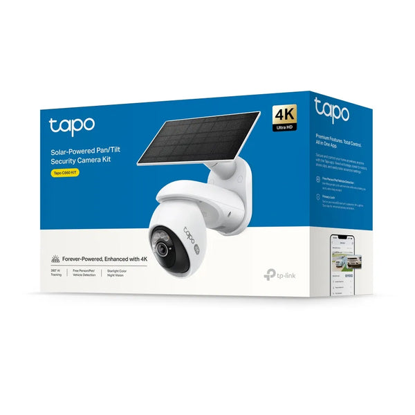 TP-Link Tapo C660 Solar-Powered Pan/Tilt Wi-Fi Security Camera Kit | TP-TAPO-C660-KIT-TP-TAPO-C660-KIT