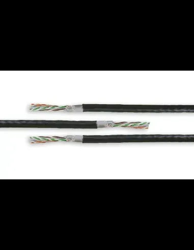 Acconet CAT5 UV Outdoor Ethernet Cable 100m Black CCA SF/TP Pull Box | CAT5U-100