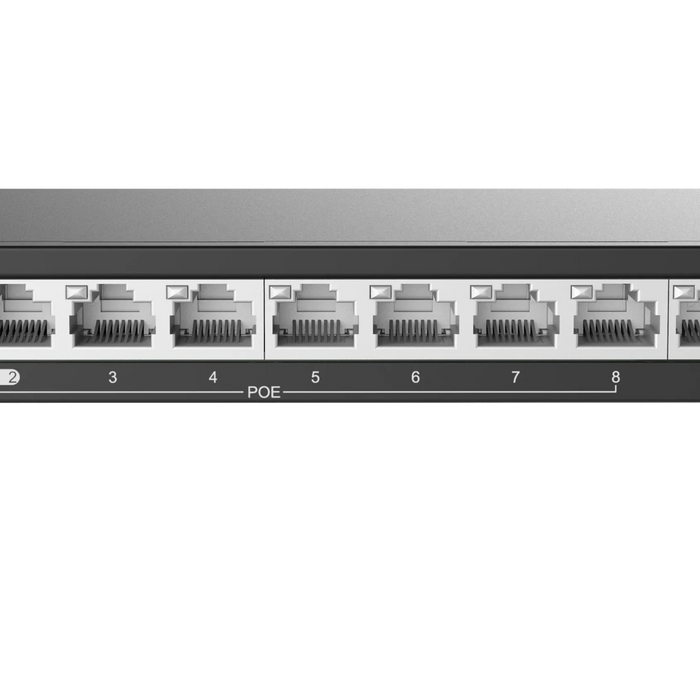 Uniview UNV 8-Port PoE Switch 88W with 2 Uplinks | NSW2020-10T-POE-IN-UN-NSW2020-10T-POE-IN