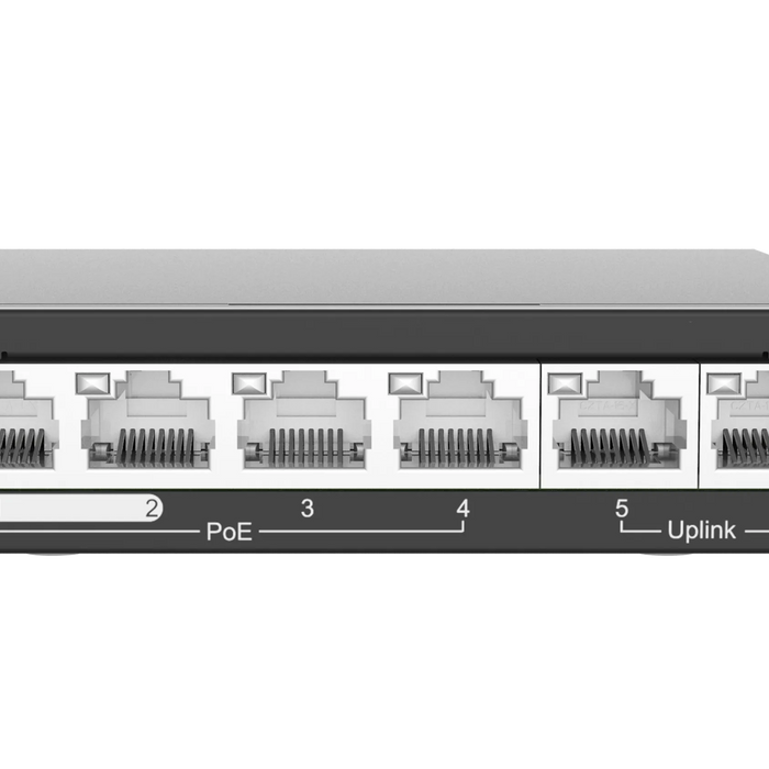 Uniview UNV 6-Port Unmanaged PoE Switch | NSW2020-6T-POE-IN-UN-NSW2020-6T-POE-IN