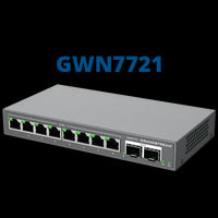 Grandstream Enterprise 8 port Lite Cloud Managed 2.5GbE Switch | GWN7721