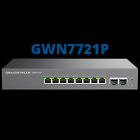 Grandstream Enterprise 8 port Lite Cloud Managed 2.5GbE Switch | GWN7721