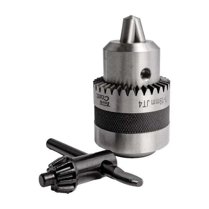 Drill Chuck with Key JT4 Taper Mount 1-19mm Capacity | Chavda.com - Buy Quality Tools