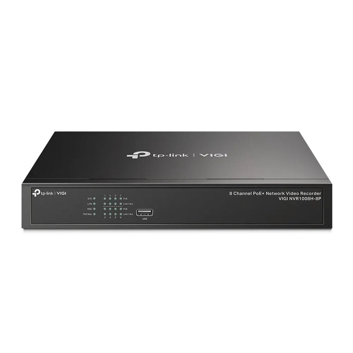 TP-Link VIGI NVR1008H 8-Channel 8MP PoE+ NVR | NVR1008H-8P-TP-VIGI-NVR1008H-8P
