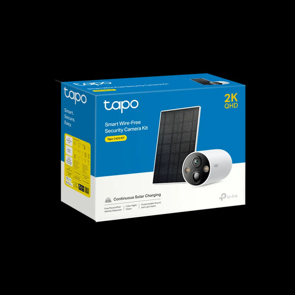 TP-Link Tapo 2K Solar Security Camera Kit | C425