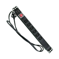 Acconet Power Distribution Unit, 1U, 6 way Female Kettle Cord