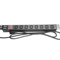 ACCONET 1U 8-Way Kettle Cord Power Distribution Unit (PDU) Power Strip