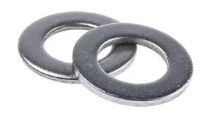 Zinc Plated Flat Washer 8x25x2 - 16 Pack | Metal Washers for Screws & Bolts | Hardware Accessories | Chavda.com