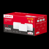Mercusys Halo Wi-Fi 6 Mesh System (3-Pack) | MRC-HALO-H80X-3P