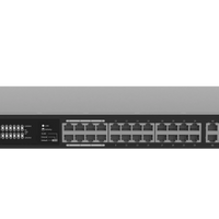 UNV - 24 x PoE Ports, 2 x Combo Ports, MAX Capacity 370W, 30W Per Port-UN-NSW2020-24T2GC-POE-IN