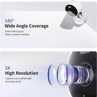 Aqara Select 2K Smart Security Camera Black| AQ-CAM-G100-B