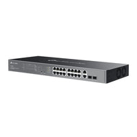 TP-Link Omada 20-Port Gigabit Easy Managed Switch with 16-Port PoE+-TP-ES220GMP