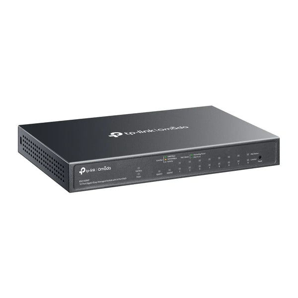 TP-Link Omada 10-Port Gigabit Easy Managed Switch with 8-Port PoE+