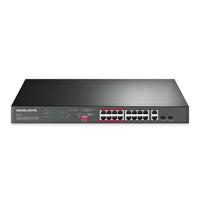 Mercusy 16-Port PoE+ Rackmount Switch + 2-Gigabit | MS118CP-MRC-MS118CP