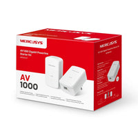 Mercusy AV1000 Gigabit Powerline Kit | MRC-MP500-KIT-MRC-MP500-KIT