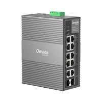 TP-Link Omada 10-Port Gigabit Industrial Easy Managed Switch with 6-Port PoE+ and 2-Port PoE++-TP-IES210GPP