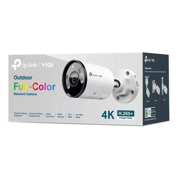 TP-Link VIGI S385 8MP Outdoor Full-Color Bullet Network Camera | TP-VIGI-S385-28