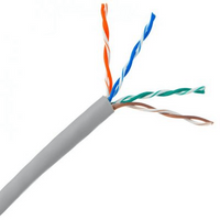 Essential CAT5 UV Outdoor Ethernet Cable 305m Black CCA SF/TP Roll | CAT5U-305-GEN-CAT5U-305-GEN