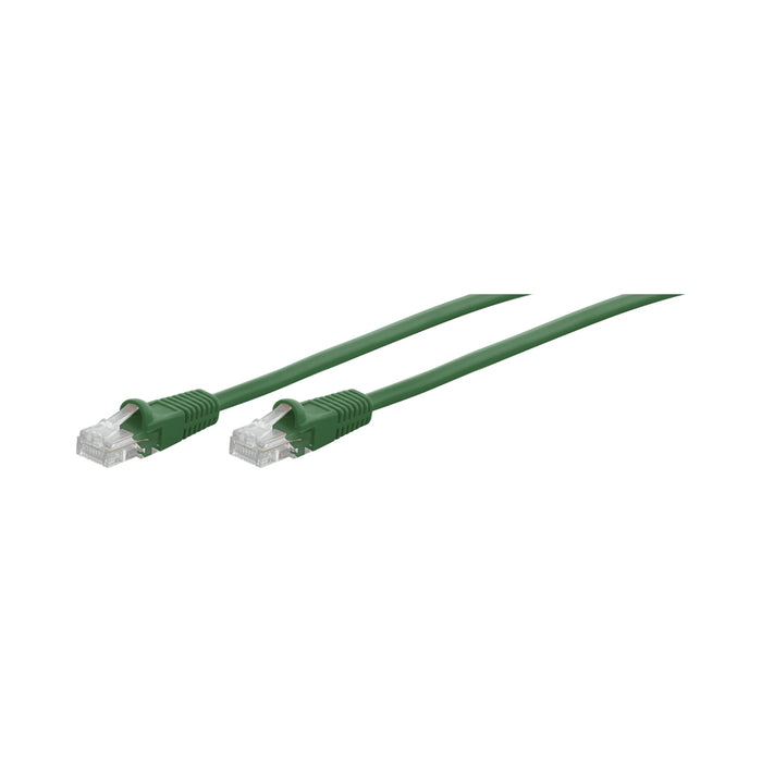 0.5M CAT5E MOULDED FLYLEAD - GREEN - NET-CAT5FLYM-GN-0.5M
