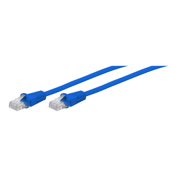 7M CAT5E MOULDED FLYLEAD - BLUE - NET-CAT5FLYM-BU-7M