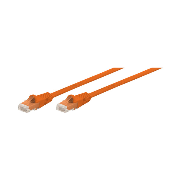 0.2M CAT6 MOULDED FLYLEAD - ORANGE - NET-CAT6FLYM-OR-0.2M