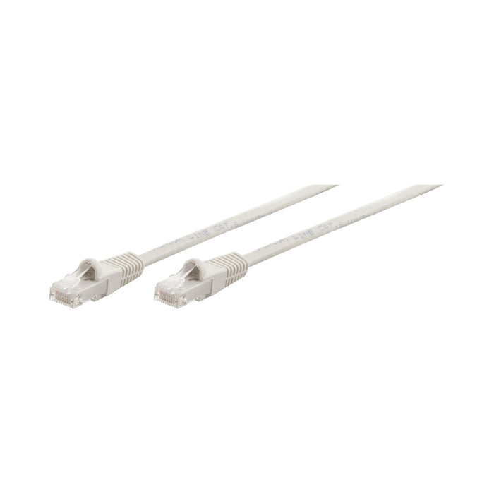 0.3M CAT6 MOULDED FLYLEAD - GREY - NET-CAT6FLYM-GY-0.3M