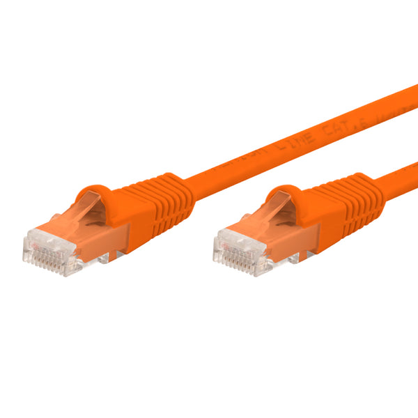 10M CAT6 MOULDED FLYLEAD - ORANGE - NET-CAT6FLYM-OR-10M