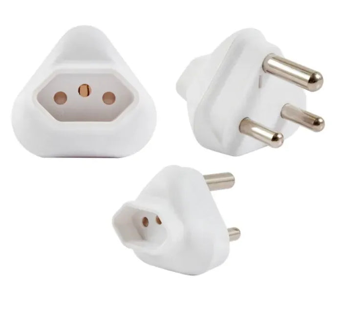 Acconet Adaptor with 1x16A 3 Pin Euro Plug to 3 Pin SA Plug | AC-PLUG- 3PIN-16A-AC-PLUG-3PIN-16A