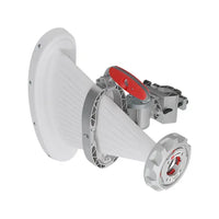 RF Elements Wideband 90 deg 4x4 Asymetrical Horn Antenna-RF-AH-4X4-SMA90WB
