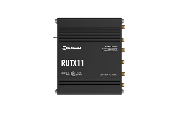Teltonika Industrial LTE Cat6 WiFI IoT Router | RUTX11-TTK-RUTX11