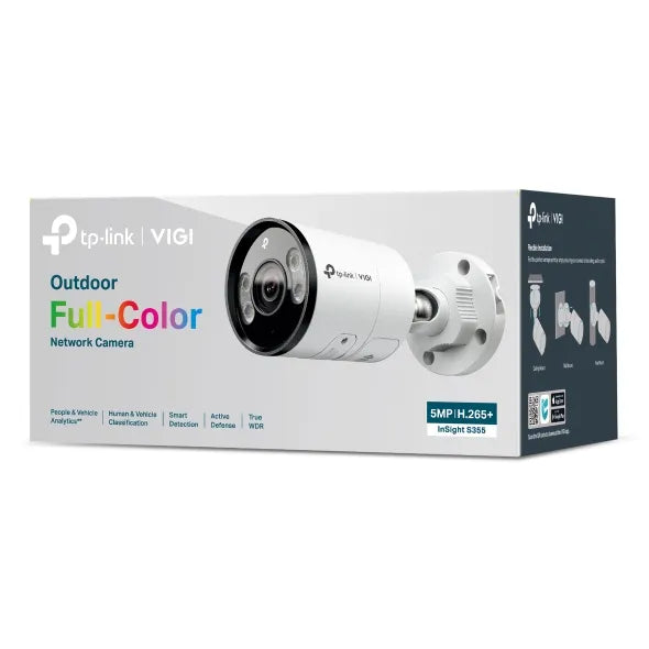 TP-Link VIGI 5MP Outdoor Full-Color Bullet Network Camera | TP-VIGI-S355-6-TP-VIGI-S355-6