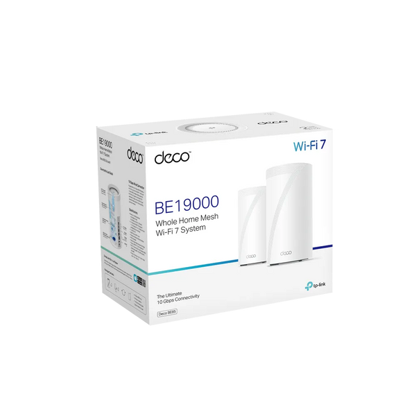 TP-Link Deco Wi-Fi 7 Mesh System (2-pack) | TP-DECOBE85-2P-TP-DECOBE85-2P