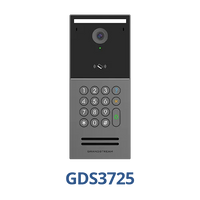 Grandstream SIP Doorphone intercom with 4MP video camera, IK10, RFID, Keypad-GS-GDS3725