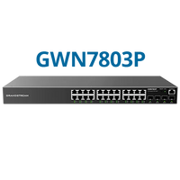 Grandstream Enterprise L2++ 24 port Managed GbE PoE Switch 250W | GWN7803PL-PRO-GS-GWN7803PL-PRO