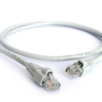 Acconet CAT5e UV Shielded UTP Flylead, 2 Meter, Straight Solid Cable, Moulded Boots and Plugs