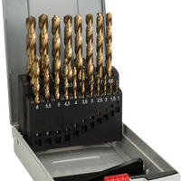 Bosch Metal drill bits - ProBox set HSS-Tin, DIN 338, 1-10 mm, 19 pc - SKU: 2608587015