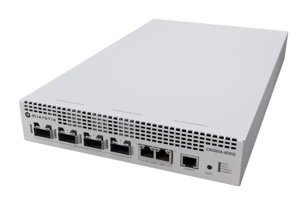 MikroTik  Cloud Router Switch | CRS804-4DDQ-hRM | MiRO-MT-RBCRS804-4DDQ-HRM