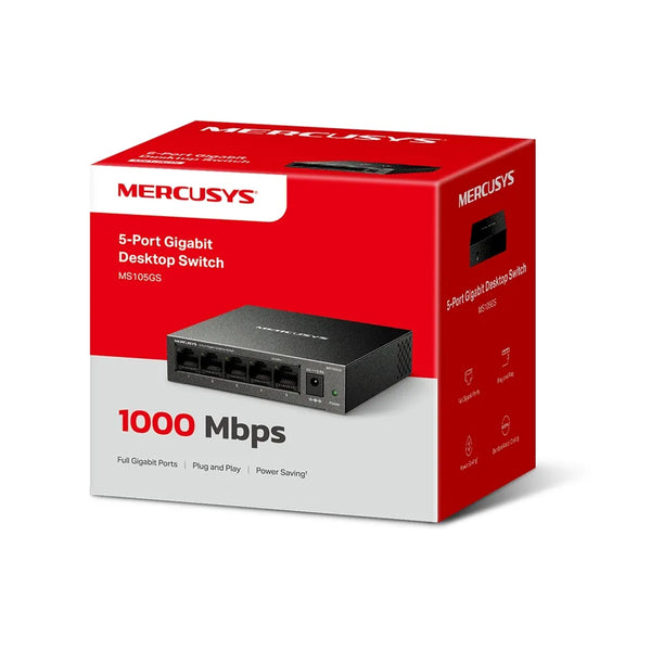 Mercusy 5-Port Gigabit Desktop Switch | MS105GS-MRC-MS105GS