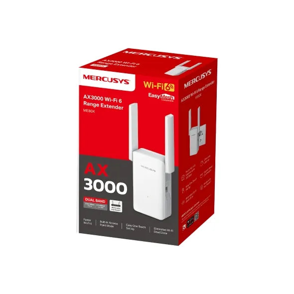 Mercusy AX3000 Wi-Fi 6 Range Extender | ME80X-MRC-ME80X