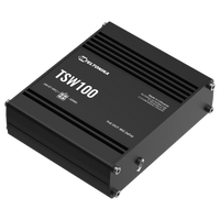 Teltonika Industrial Unmanaged 5 Port PoE+ Ethernet Switch | TSW100-TTK-TSW100