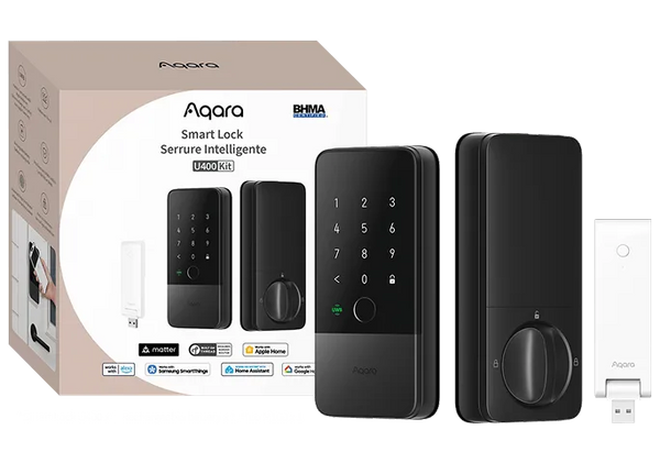 Aqara U400 Smart Door Lock Silver | DL-D16D-AQ-CTRL-LOCK-U400-S