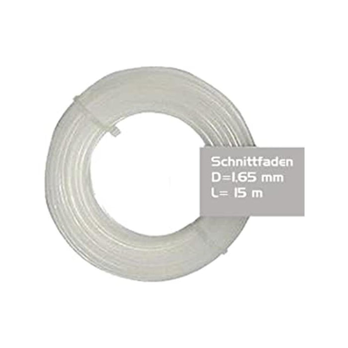 Makita Nylon Trimmer Line 1.65mm x 15m, Cord, Grass Trimmer Replacement String 196148-5